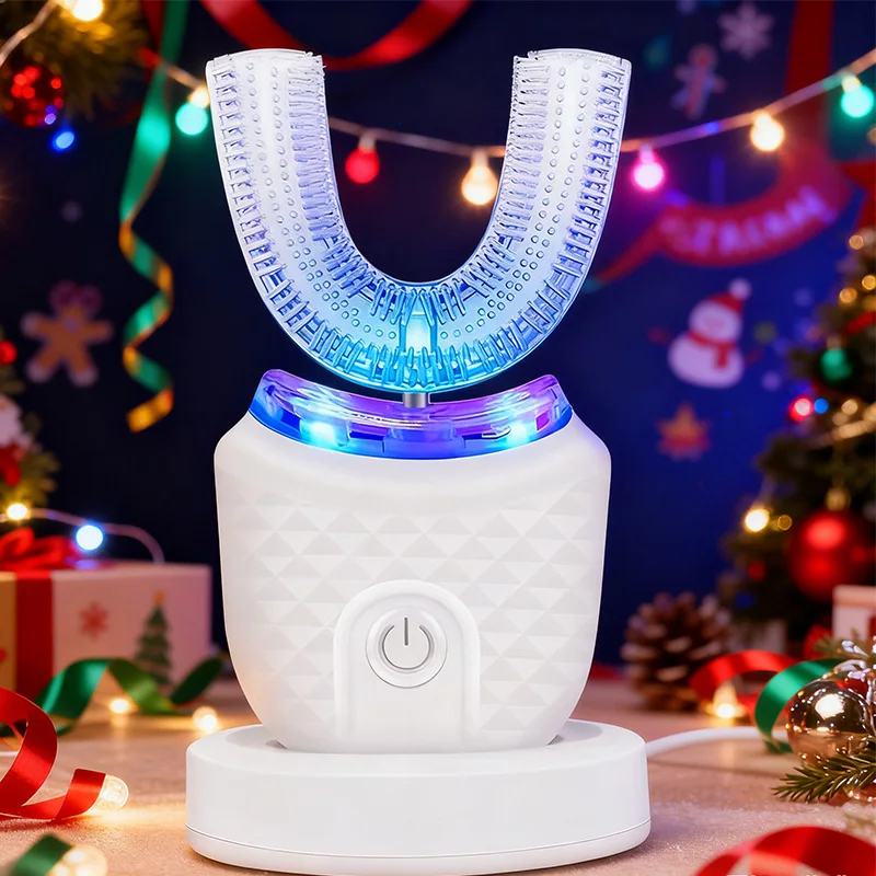 Teeth Whitening Light Kit - TOP NIEUW Draagbare U-vormige elektrische tandenborstel,