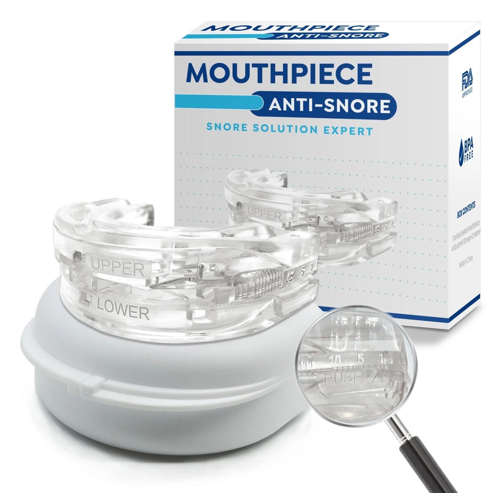 Dental Guard Night - Verstelbare anti-snurk mondbeschermer mondstuk bruxisme snurkstopper