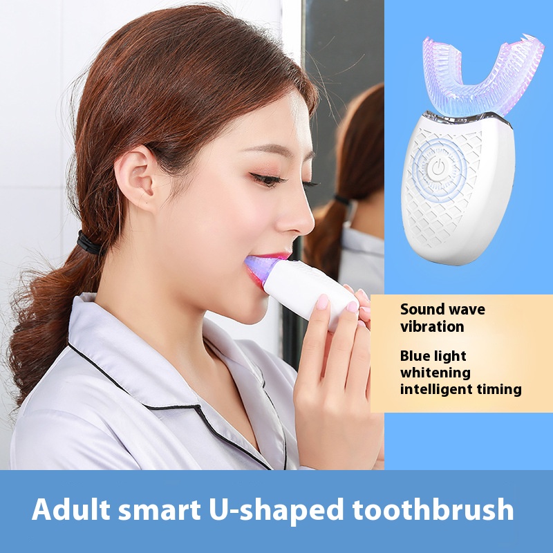 Teeth Whitening Light Kit - Elektrische U-vormige tandenborstel voor volwassenen -
