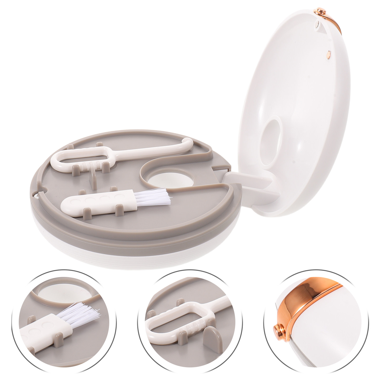 Dental Guard Night - 1 Transparante bewaardoos met spiegel en