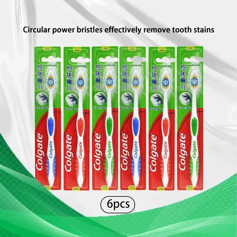 Colgate Whitening Teeth - Clogate-tandborstel met zachte haren voor volwassenen,