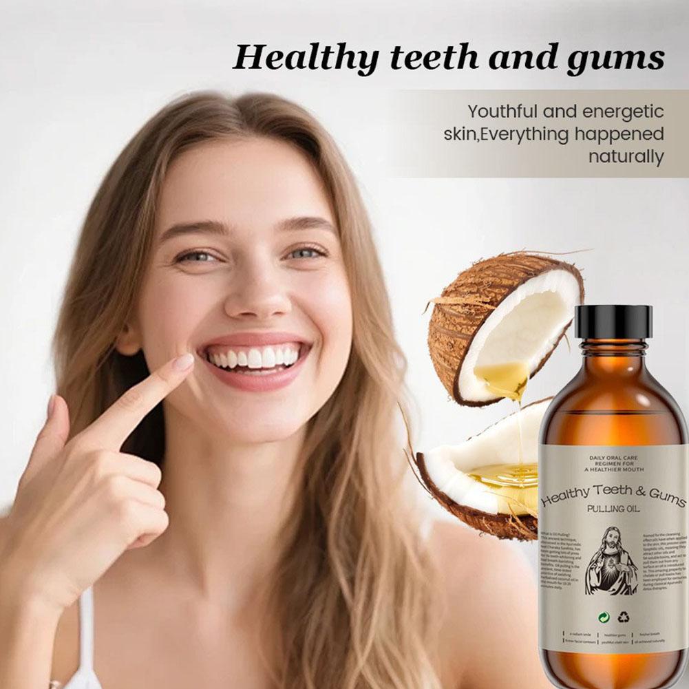 Alcoholvrije Kokos-Munt Mondwa - Teeth Whitening With Coconut Oil recensie en prijs