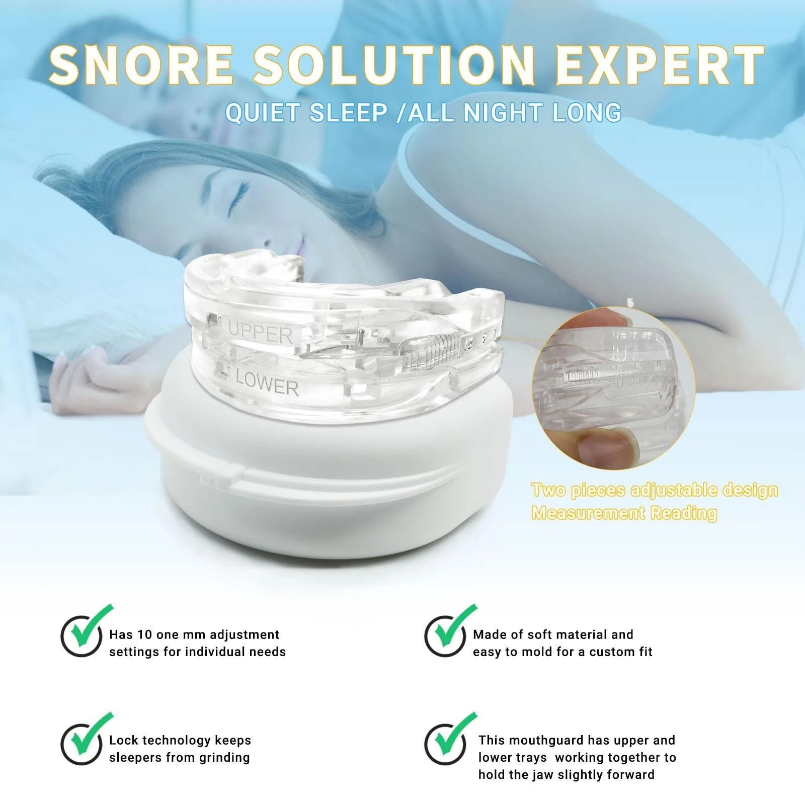 Verstelbare anti-snurk mondbes - Dental Guard Night recensie en prijs