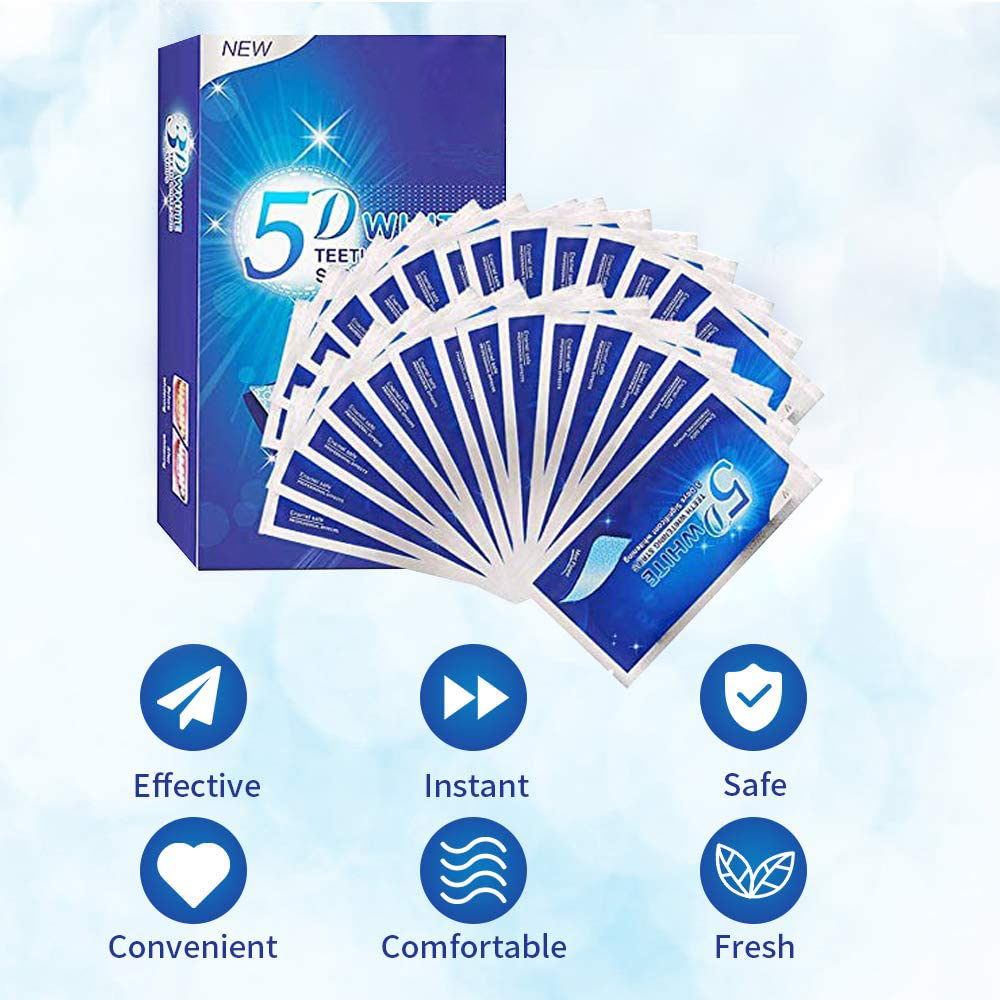 5D Witmakende Tandstrips, Whit - Teeth Whitening Gel Refills recensie en prijs