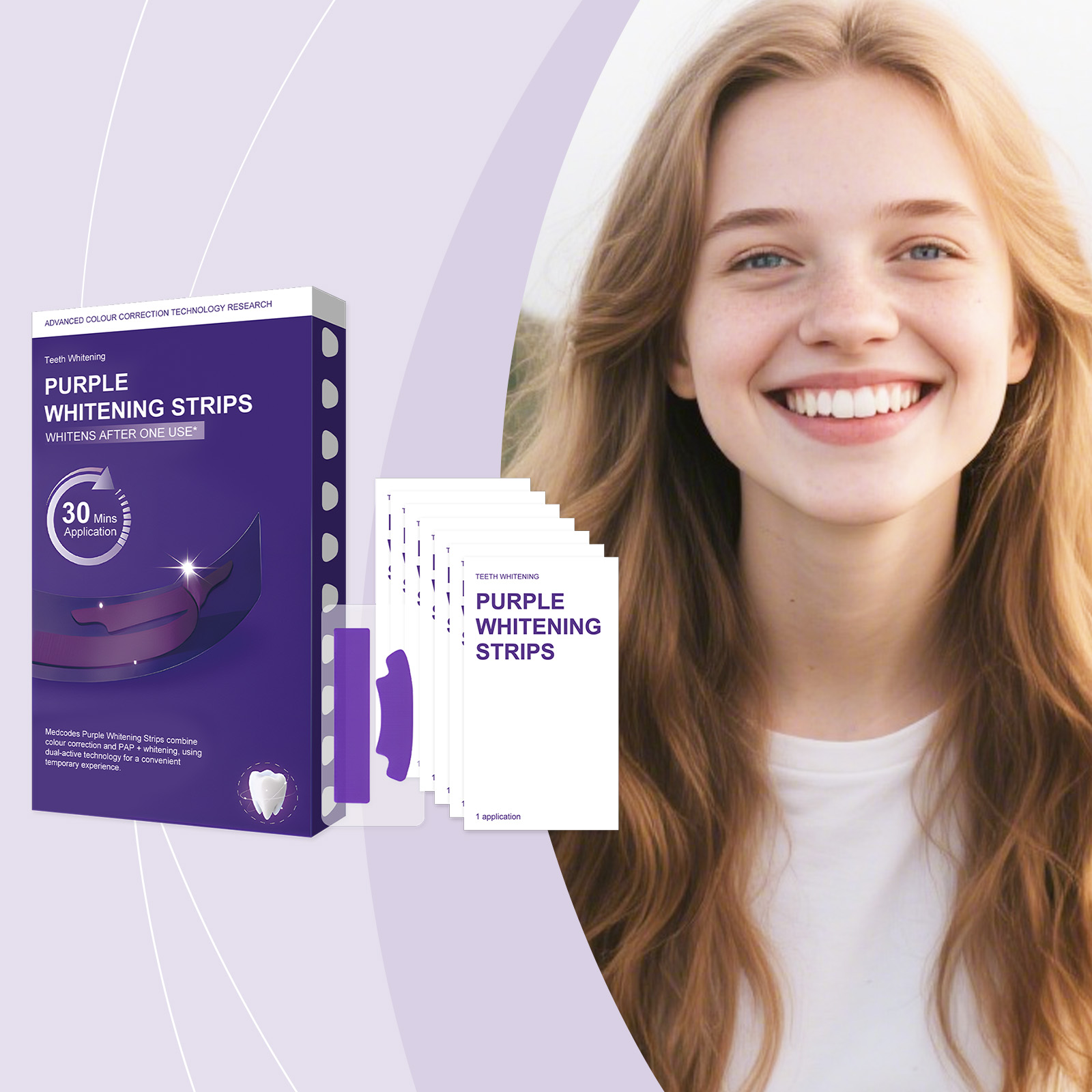 Paarse, heldere vlekverwijdere - Teeth Whitening Ingredients recensie en prijs