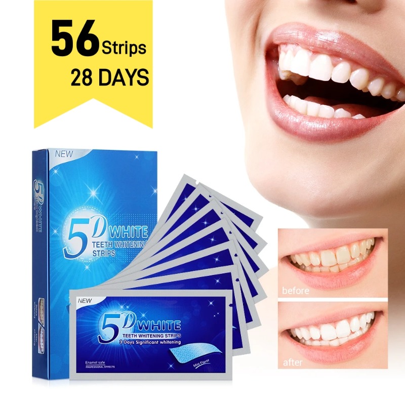 5d Tanden Bleekstrips 56 Strip - Teeth Whitening Gel Refills recensie en prijs