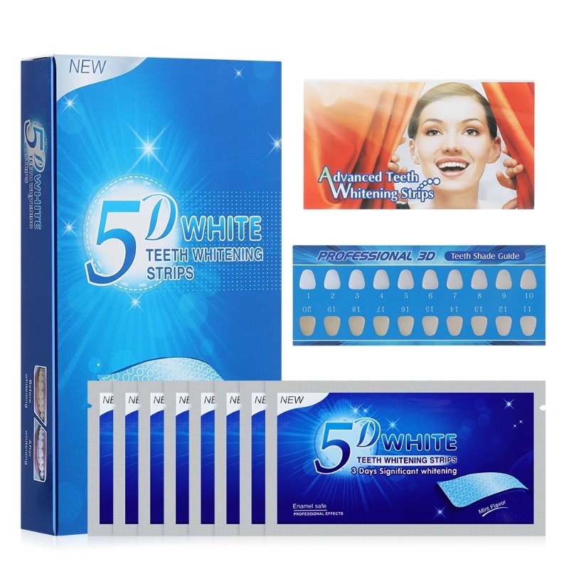 5d Tanden Bleekstrips 56 Strip - Teeth Whitening Gel Refills recensie en prijs