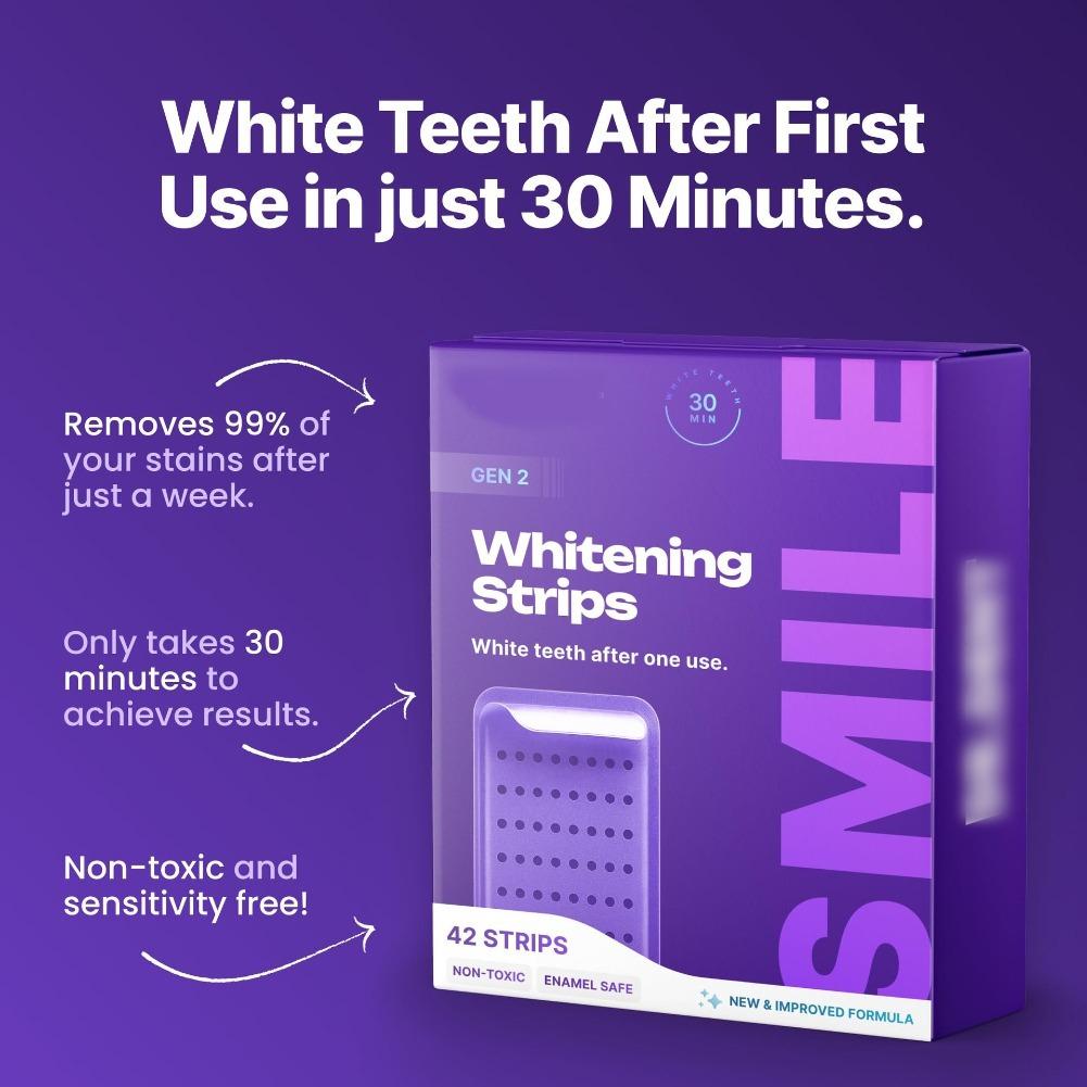 42 stuks paarse tandenbleekstr - Teeth Whitening Gel Refills recensie en prijs