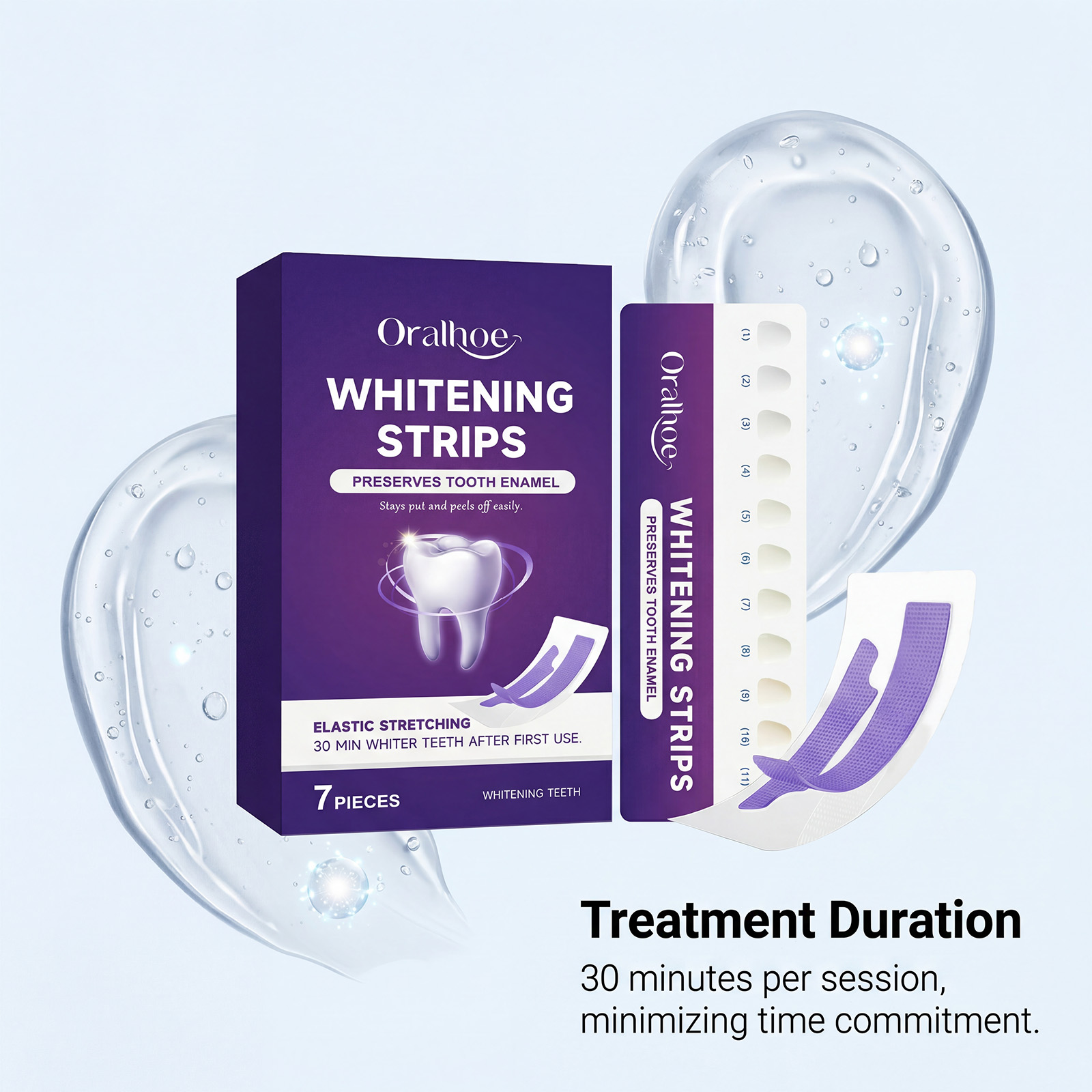 Paarse tandenbleekstrips 30 mi - Teeth Whitening Gel Refills recensie en prijs
