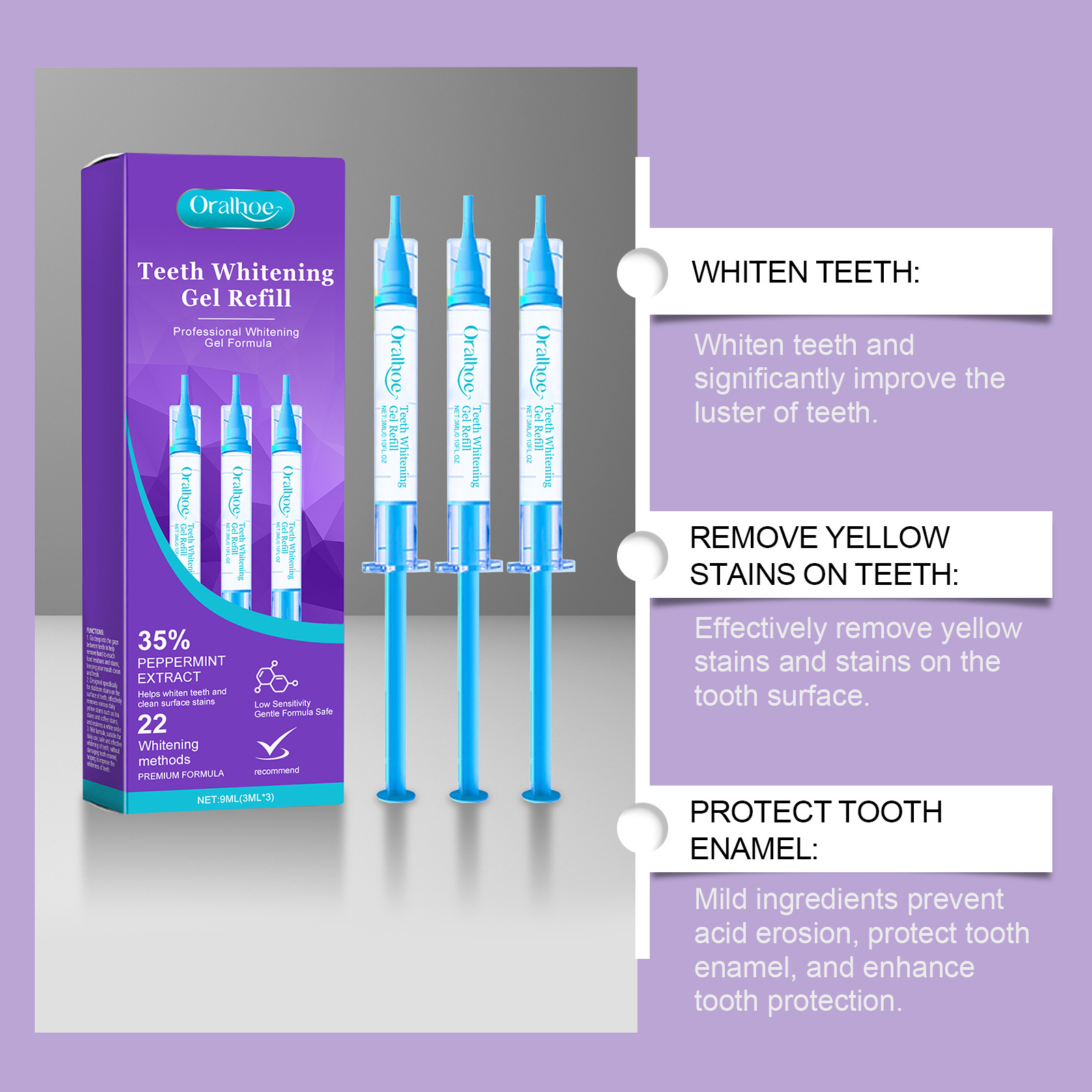 ORALHOE Tandenbleekgel Navulli - Teeth Whitening Gel Refills recensie en prijs