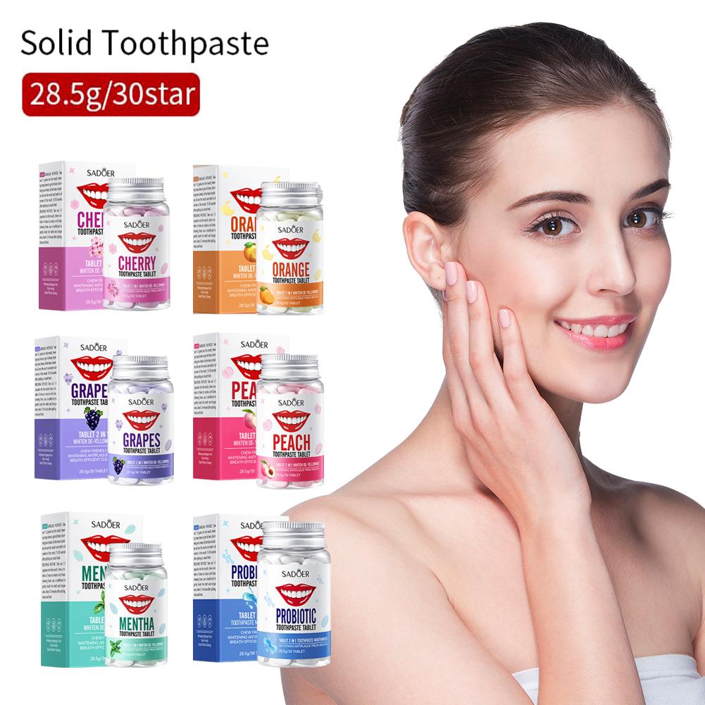 Mint Stevige Tandpasta Tablett - Teeth Whitening Co recensie en prijs